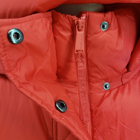 BCBGeneration Womens Size Large Red Puffer Coat NWT - Picture 9 of 15